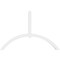 Ekena Millwork Archdale Architectural Grade PVC Gable Bracket, 84"W x 56"H x 4"D x 4"F, 16/12 Pitch GBP084X56X0404ARC00 - alternate 5